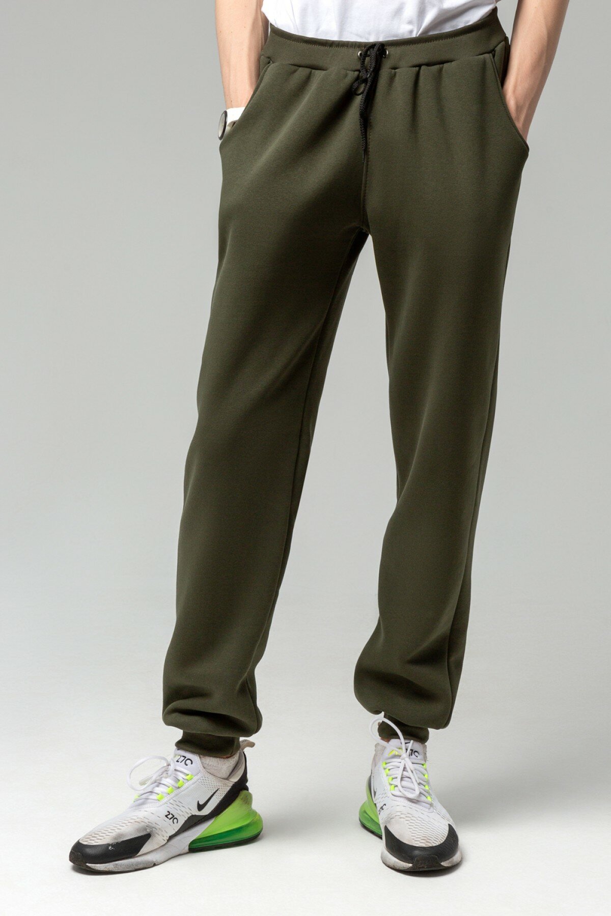Брюки джоггеры Магазин Толстовок, размер M-48-Unisex-(Мужской), хаки/khaki