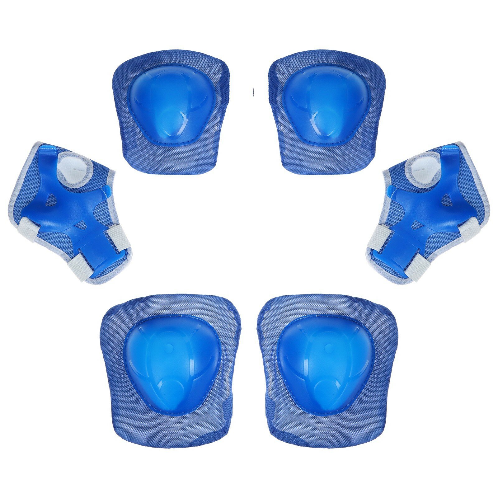 Защита роликовая ONLYTOP, р. универсальный, цвет синий
