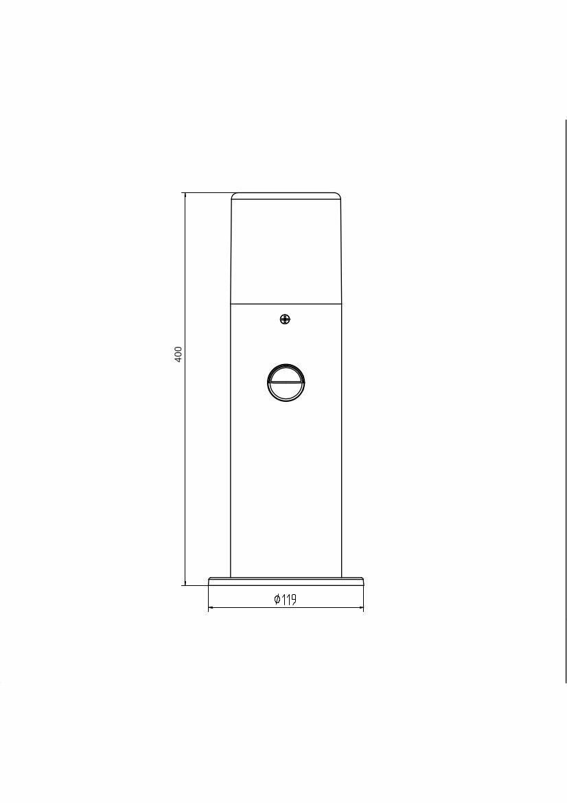 Светильник уличный Escada 10179/T E27Х60W с датчиком движения темно серый - фото №8