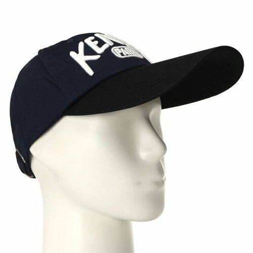 Бейсболка KENZO, размер б/р, синий baseball cap canada letter embroidery leisure maple leaf pattern fashion spring autumn baseball sport cap hip hop fitted cap