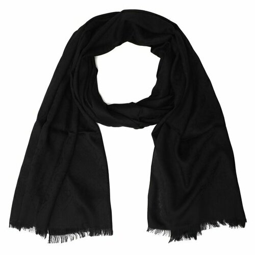 Шарф GUESS, черный females scarf winter 2021 new imitation cashmere jacquard scarf blanket women s hundred and one fashion warm thick scarf shawl