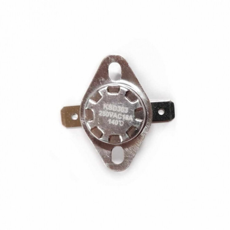фото Термостат KSD303 16A, 140°С, биметаллический самовозвратный для Ariston, Thermex, 316140