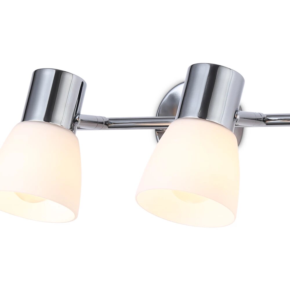 Настенно-потолочный спот TR3963/2 CH/FR хром/белый матовый E27*2 max 40W 200*105*200