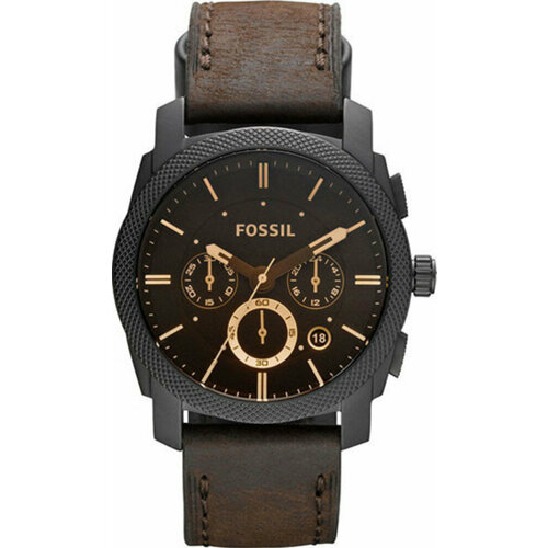 Наручные часы FOSSIL Machine FS4656, коричневый, черный