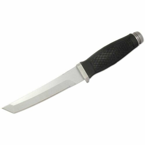 Нож Самурай Мелита-К, 190 мм термоэластопласт (резина), антиблик, без упрочнения антиблик термоэластопласт (резина)