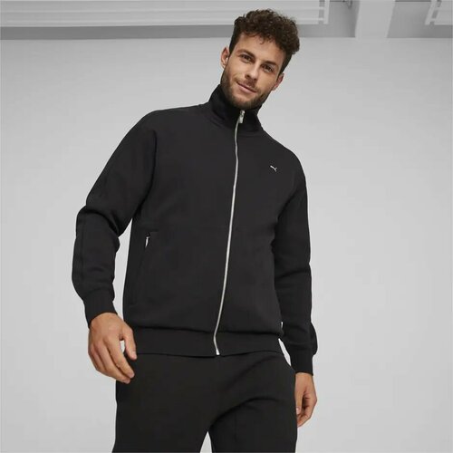 свитшот puma ess track jacket размер m серый Толстовка PUMA, размер S, черный