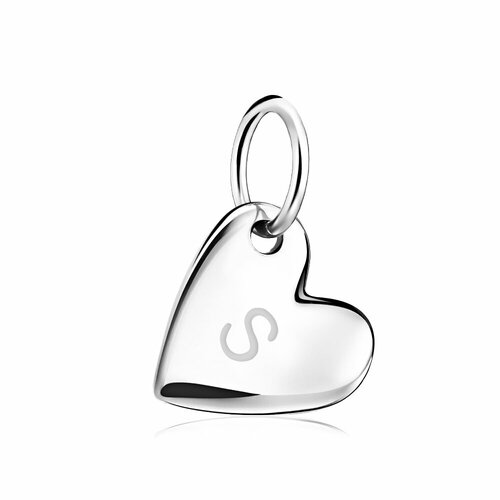 Подвеска LU Jewel, серебро, 925 проба, размер 1.1 см.