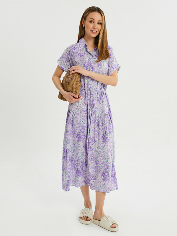 Платье FINN FLARE, размер L(170-96-102), фиолетовый