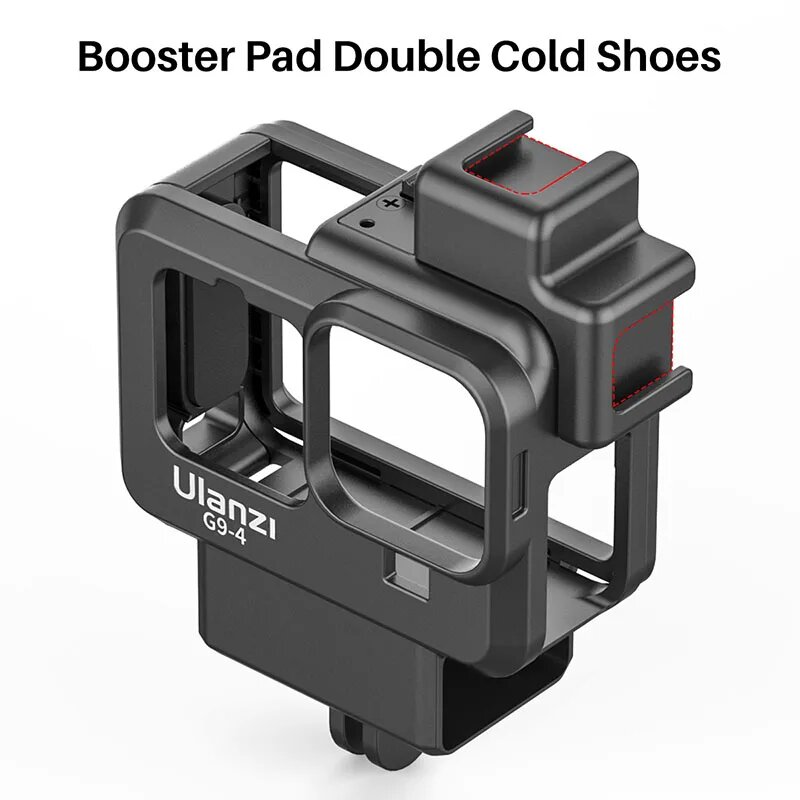 Клетка для GoPro Hero 11 10 9 Ulanzi черная, GoPro9 Case — фото 1