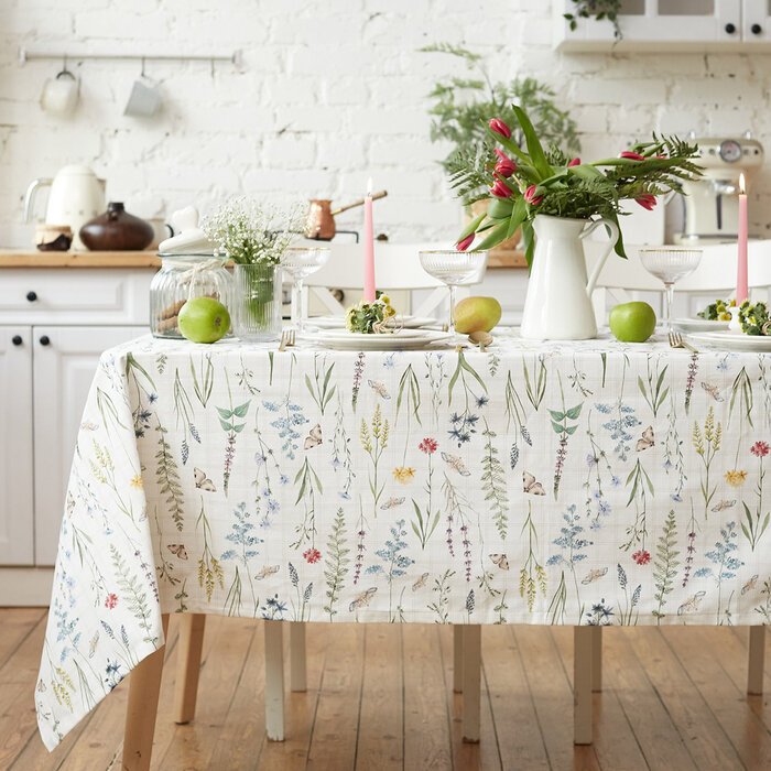 Этель Скатерть "Этель"Wild flowers 149х180см, 100% хл, репс 210 г/м2