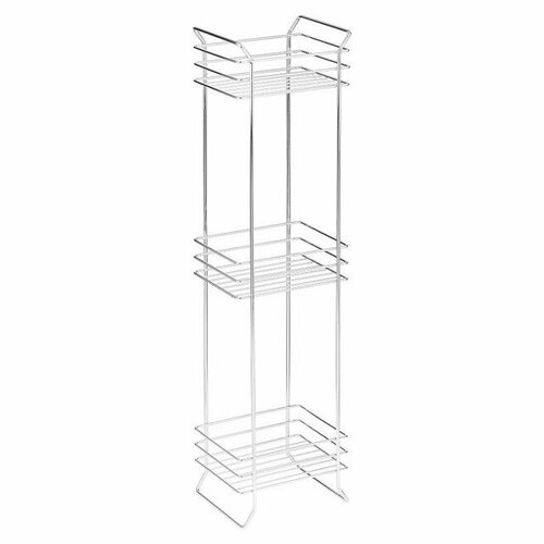 Этажерка для ванной 705см 3 яруса сталь хром 5818₽