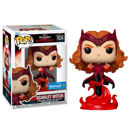 Фигурка Funko POP Scarlet Witch Floating со стикером (Эксклюзив Walmart) из фильма Doctor Strange in the Multiverse of Madness 1034