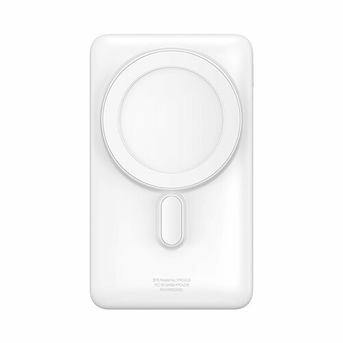 Портативный аккумулятор BASEUS Magnetic Bracket Wireless Charging 20W 3A 10000 мАч белый с беспроводной зарядкой 4010₽