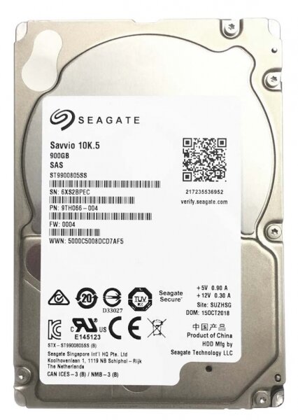 Жесткий диск Seagate 9TH066 900Gb SAS 2,5" HDD