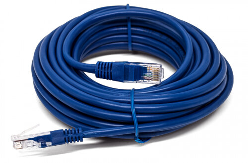Патч-корд U/UTP Filum FL-U6-1M-BL (CCA, PVC, кат.6) 1м синий