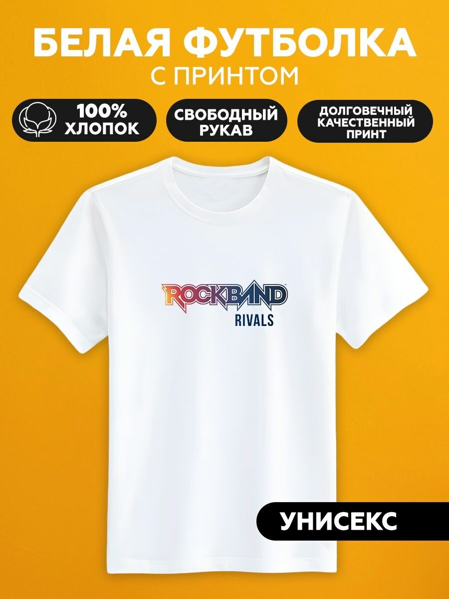 Футболка надписи rockband