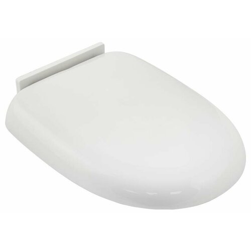Санакс P07 Крышка для унитаза белая пластиковая с микролифтом заоваленная 1840₽