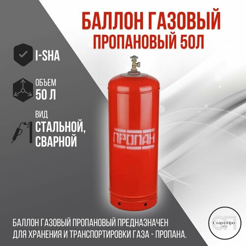 баллон пропановый газовый 5 л с вентилем вб 2 пустой нзга белоруссия Баллон пропановый 50 л. без газа