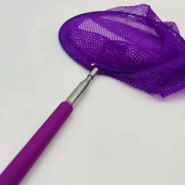 фото Сачок фиолетовый телескопический 84*20 см.