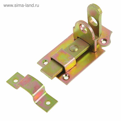 Задвижка дверная ЗД 002, 75 мм, оцинкованная (12шт.)