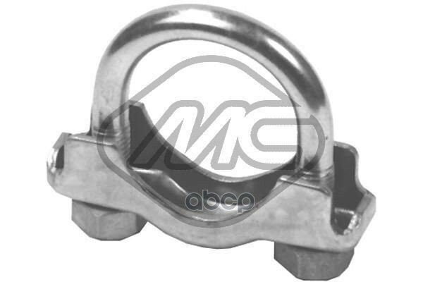 METALCAUCHO 00598 хомут глушителя d=61mm u усиленный, толщина проволки 10mm, гайка медь — фото 1