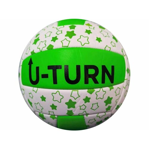 Мяч волейбольный PVC шитый бело-зеленый 13384 1010₽