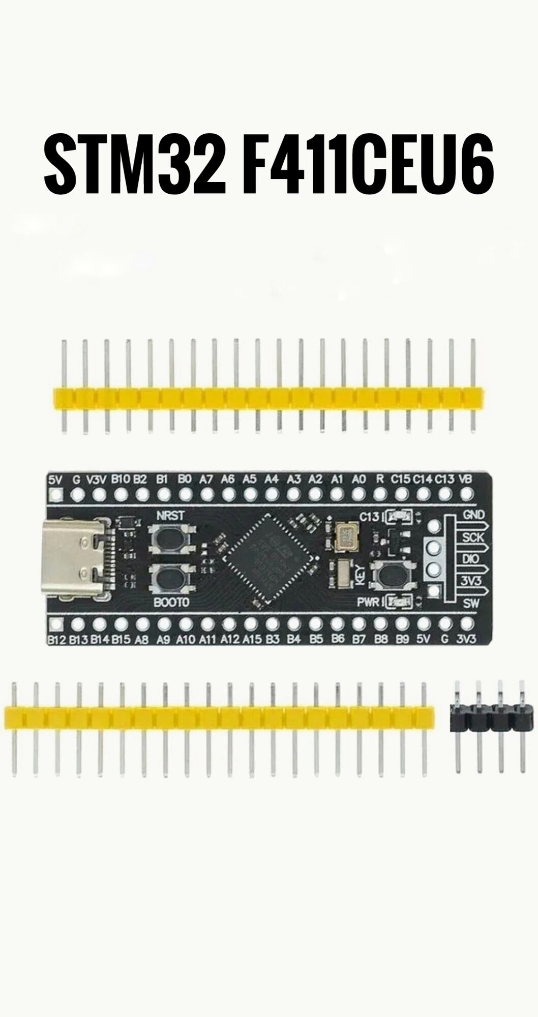 Отладочная плата на базе микроконтроллера STM32F411CEU6