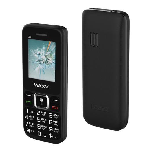 Мобильный телефон MAXVI C3I BLACK