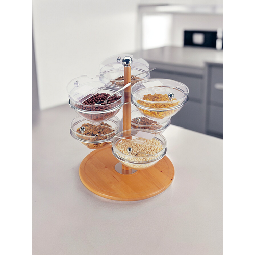 Диспенсер для мюсли Paderno с салатниками 6 шт 122361₽