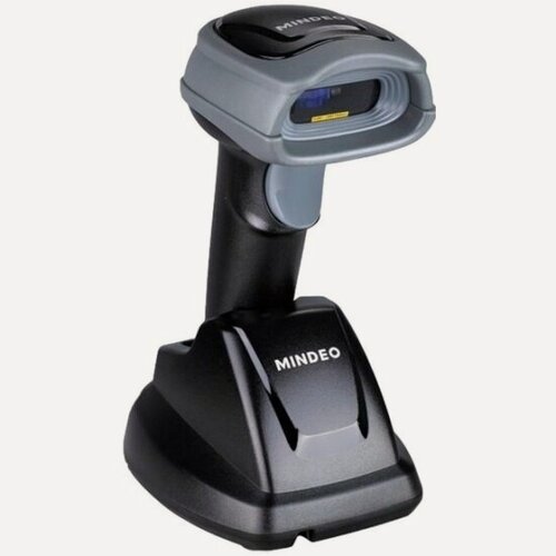Изображение товара Сканер ШК Mindeo (ручной, 2D имидж, серый) CS2291 2D SR BT, зарядно-коммуникационная база, USB