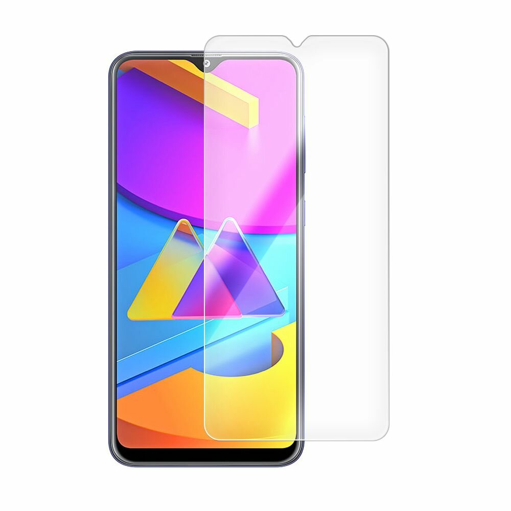 Стекло защитное гибридное Krutoff для Samsung Galaxy M10s