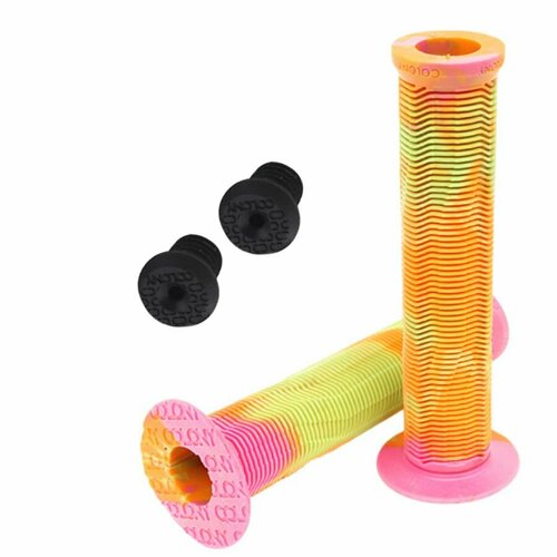Грипсы COLONY Much Room Grips 115-955S, 30х140мм, оранж-желт-розовый (03-002217)