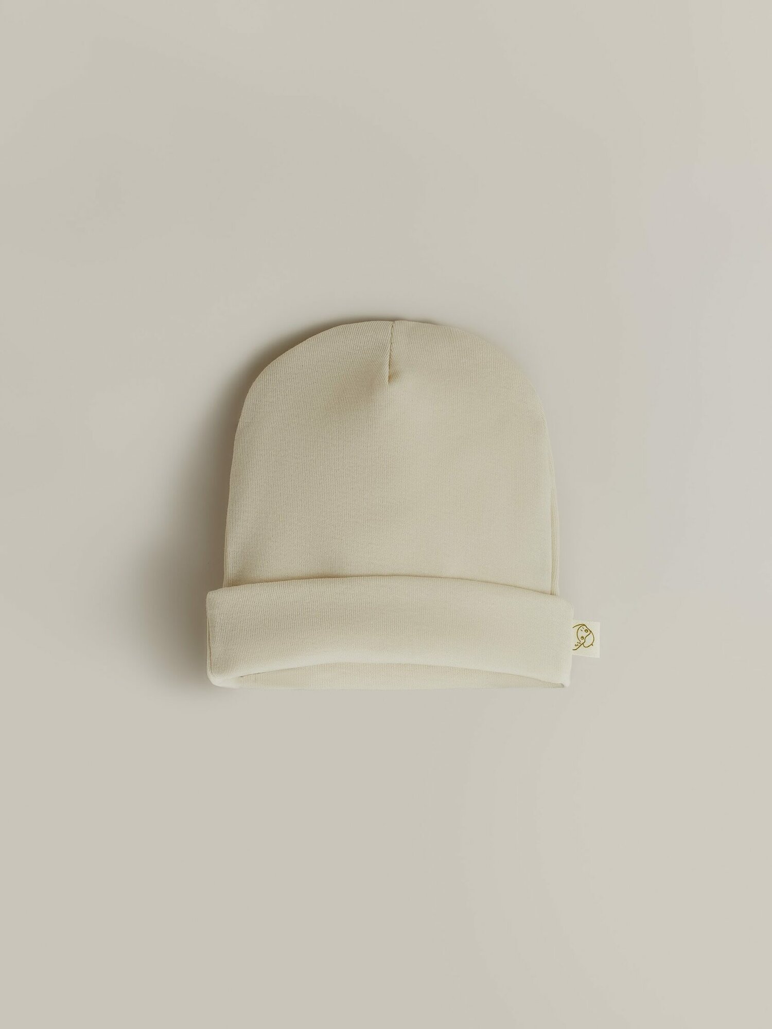 Шапка Lagushon для детей размер 0-3 бежевый