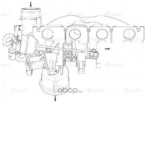 Турбокомпрессор для а/м Audi A4 (07-)/A5 (09-) 1.8T [CDHA;CABB] LUZAR - фото №14