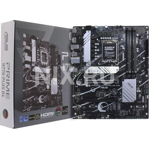 Материнская плата ATX ASUS (LGA1700, H770, 4*DDR4 (5066), 4*SATA 6G RAID, 3*M.2, 5*PCIE, 2.5Glan, HDMI, DP, USB Type-C, 5*USB 3.2, - фото №5