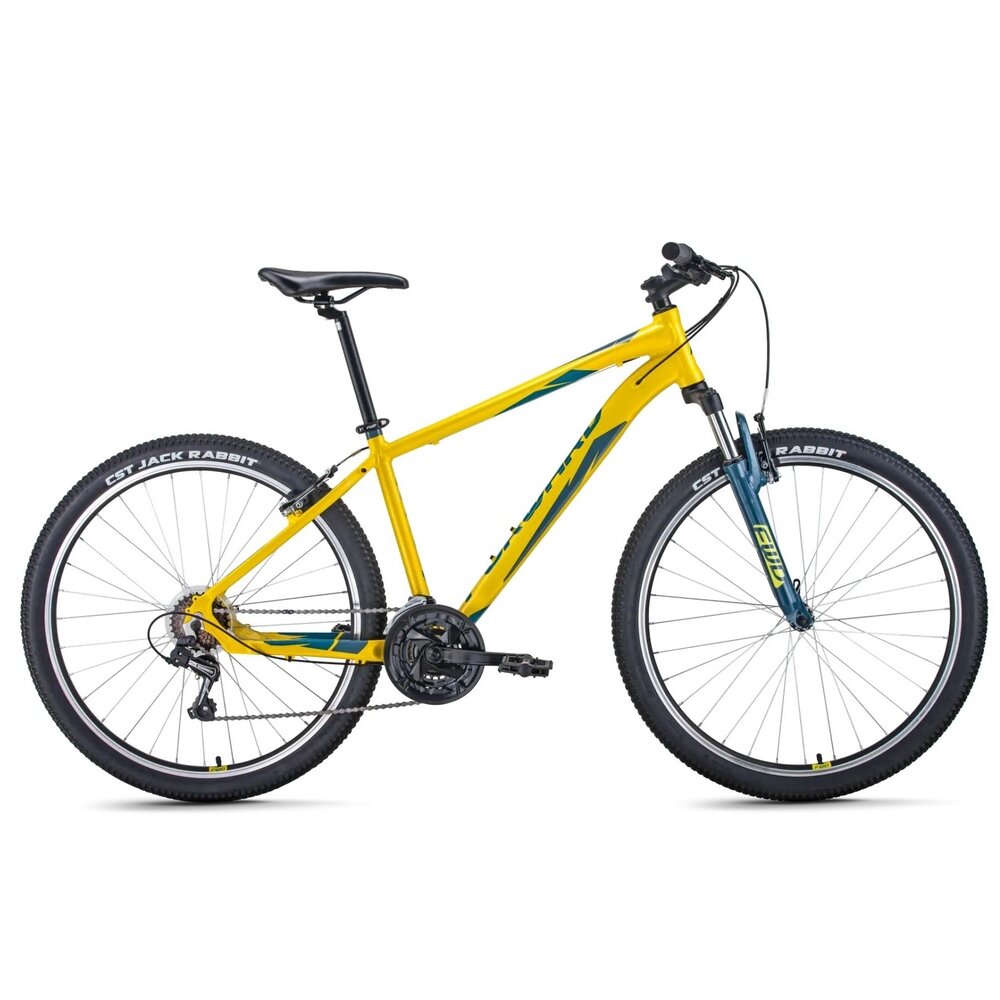 Велосипед Forward Apache 1.0 27.5 (2021) 17 желтый/зеленый