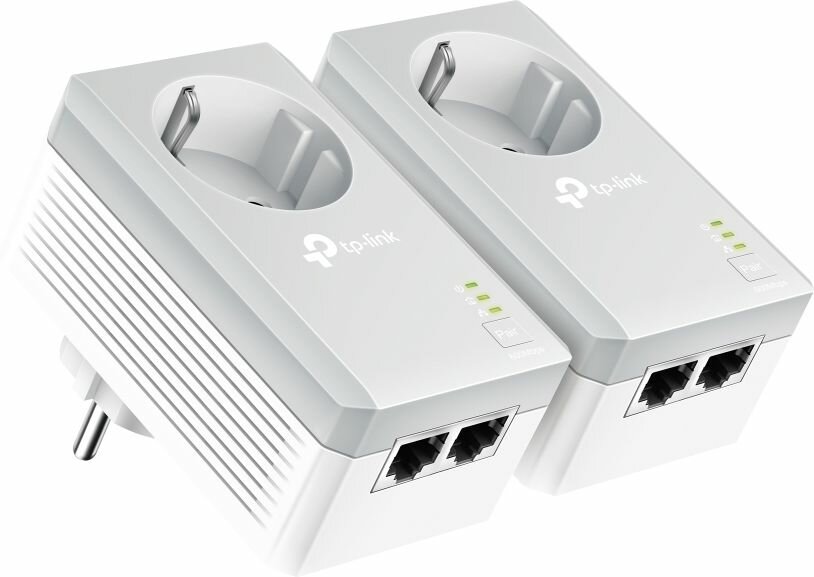 Комплект сетевых адаптеров Powerline TP-Link TL-PA4020P Kit AV600 (2шт)