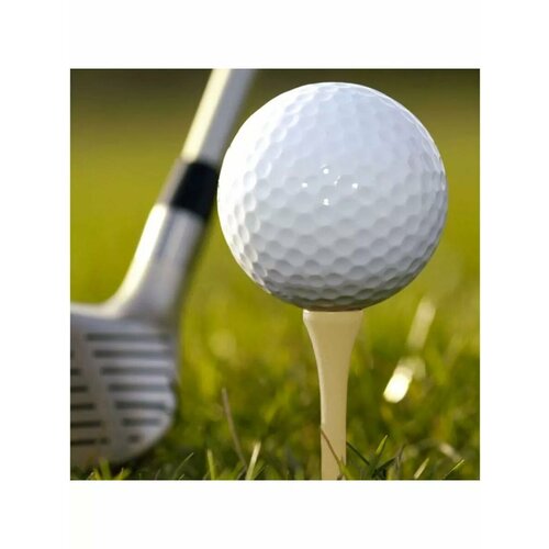 Набор подставок для гольф мяча из дерева, h-8.3 см, 10 шт