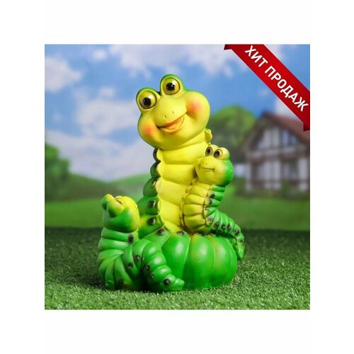 Садовая фигура Гусеницы семья 14х15х24см 1635₽