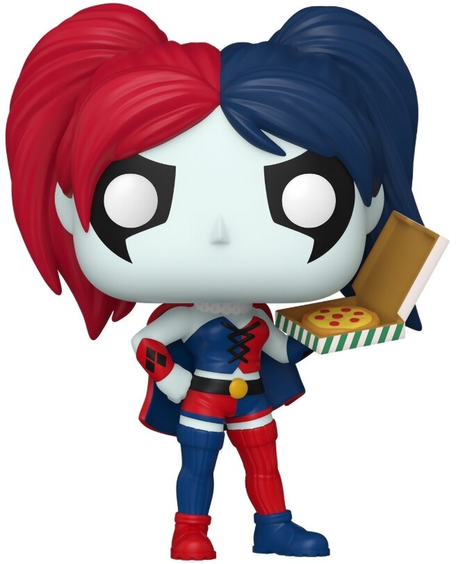 Фигурка Funko POP Heroes: DC Comics – Harley Quinn with Pizza (9,5 см)