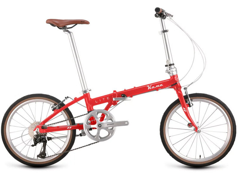 Складной велосипед Forward Кама Lite 20, год 2024, цвет Красный-Серебристый, ростовка 14