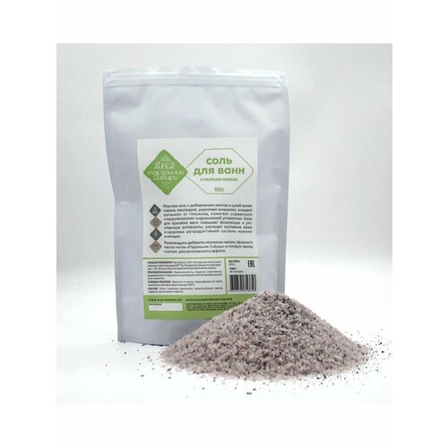 Соль для ванны с пантами марала