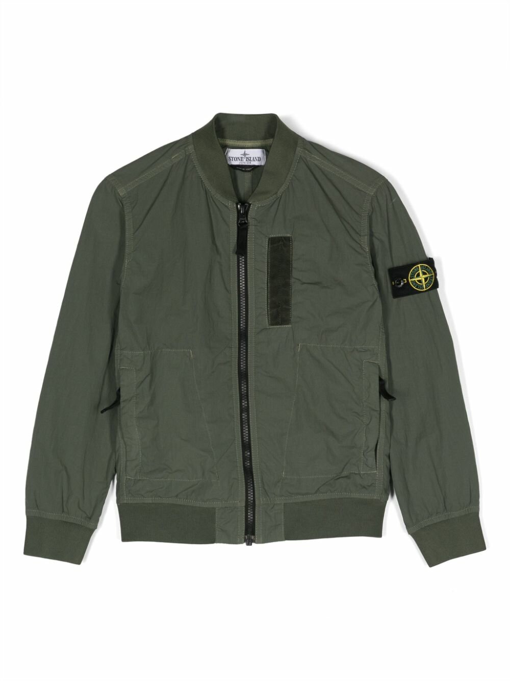 Бомбер Stone Island, размер 8 лет, зелeный