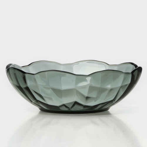 Салатник стеклянный Black Diamond 850 мл d20 см 571₽