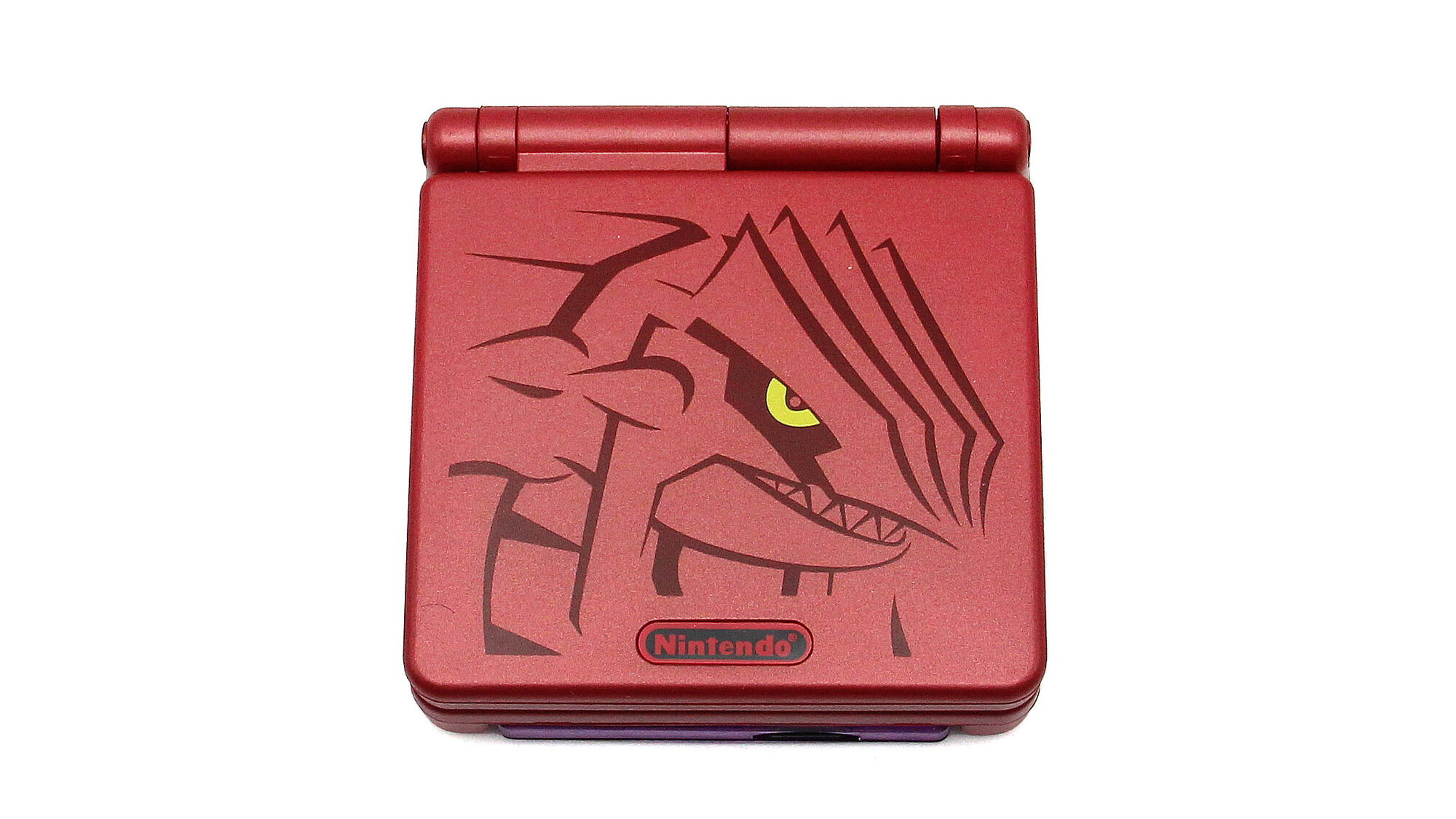 Игровая приставка Nintendo Game Boy Advance SP (AGB-101) Ruby Groudon Edition Edition (С играми)