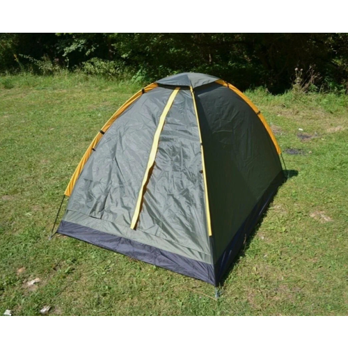 Палатка туристическая 2-х местная кемпинговая / С москитной сеткой / В чехле