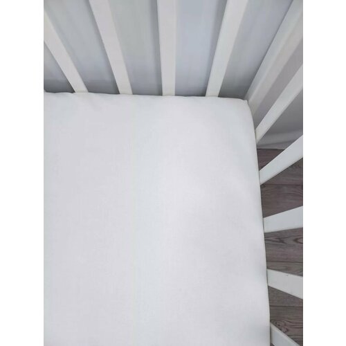 Простынь детская на резинке 60х120 (белая)