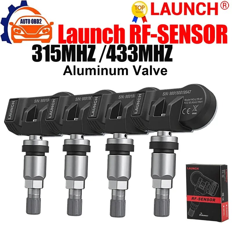 LAUNCH X431 2 в 1 Φ 315 МГц и 433 МГц TPMS датчик Инструменты для ремонта шин сканер датчиков давления в шинах тестер программирования — фото 1
