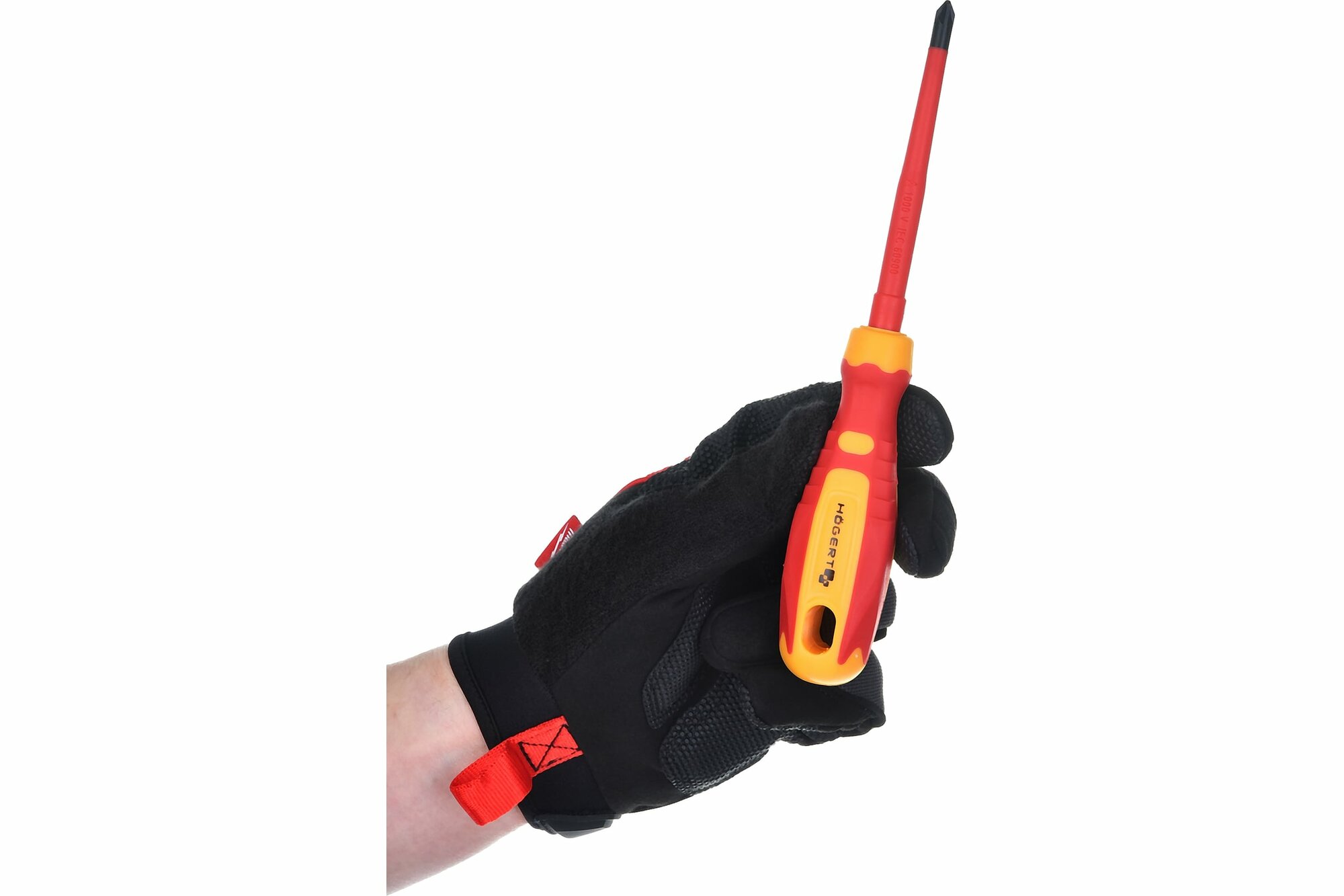 фото HOEGERT TECHNIK Отвертка изолированная крестовая для автоматов PZ2/SL6, 100 мм, 1000 V,