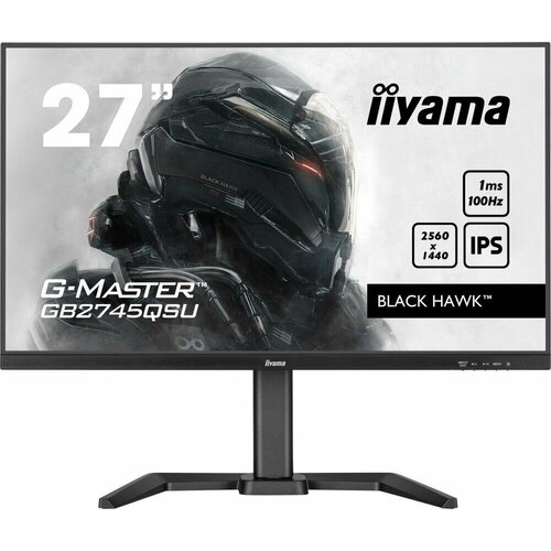 LCD IIYAMA 27 GB2745QSU-B1 IPS 2560x1440 100Hz 1ms HDMI DisplaPort USB MM HAS Pivot 2648100₽
